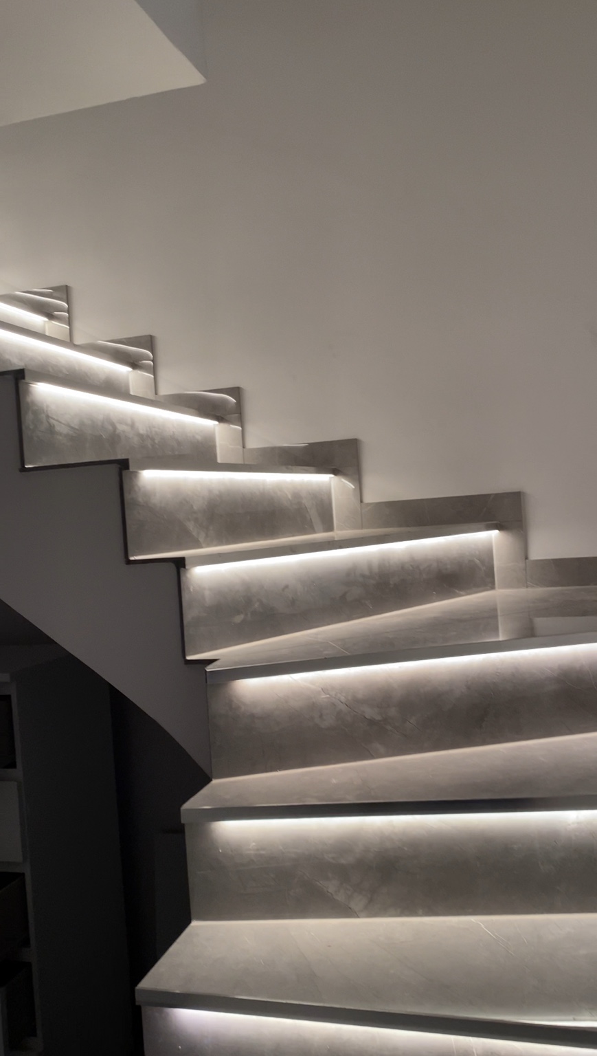Originalprojekt: beleuchtete Treppe